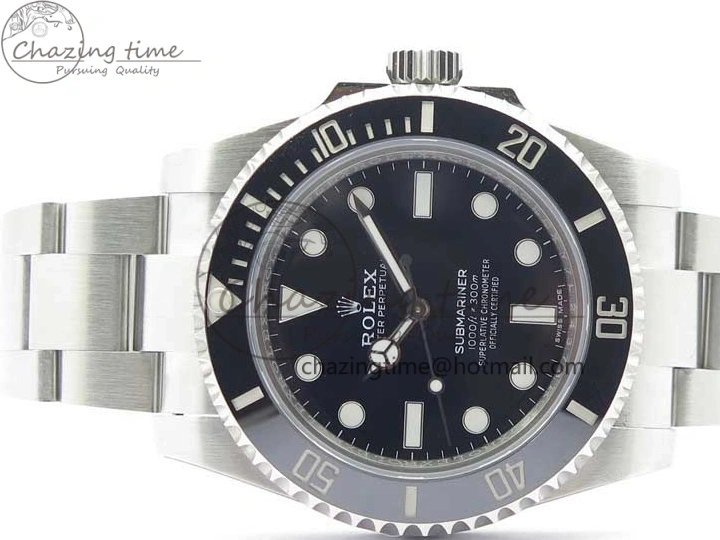 AAA Replica Watches 2989 No 904L 1:1 A Edition Black Bracelet Submariner on Best Date Ceramic Original SS ZZF 114060 1229